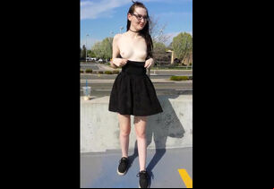 Young european schoolgirl bares heart be